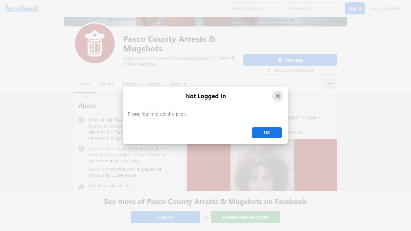 Pasco County Arrests & Mugshots - Home - Facebook